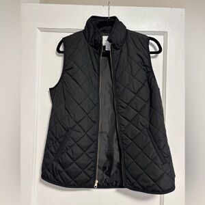Women’s Old Navy Black Quilted Vest